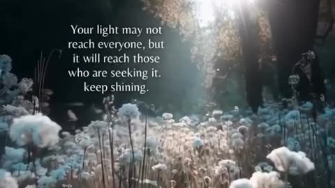 Never stop shinning