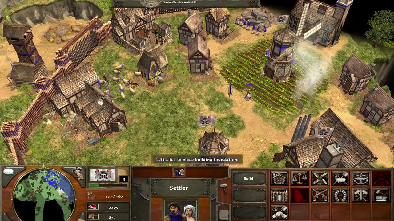 Age of Empires 3: Act II – Ice: Defend the Colony | Trouble on the Frontier! 🏹🛡️🌲