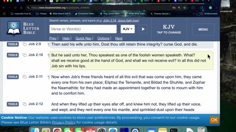7/12/25 Job 2:9-10 Job’s wife’s stony heart was offended when tribulation came! Mat 13:20-21