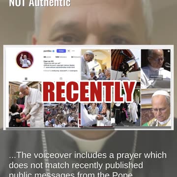 Fact Check: TikTok Video Labeled "Important Prayer From Pope Leo" Is NOT Authentic