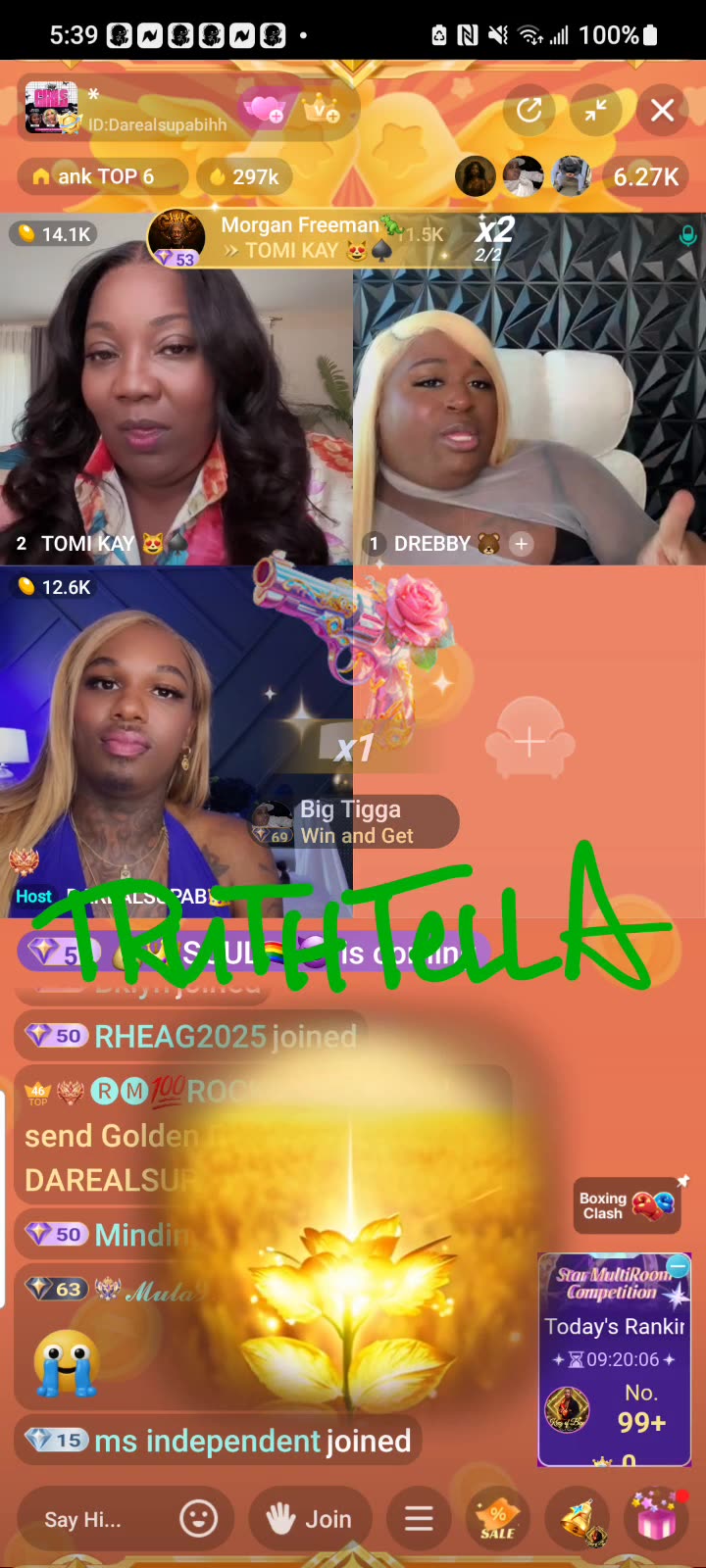 DAREALSUPABIHH, QUEEN TOMIKAY & DREBABY WITH THE HOTTEST TALK SHOW GOING GOSSIP GIRLS