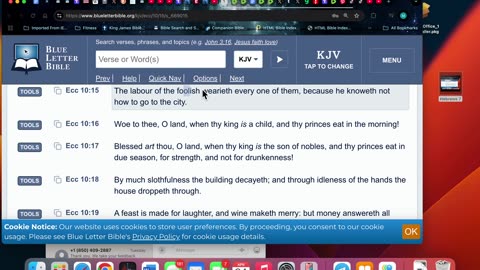 4/24/25 Ecc 10:15-20 The labour of the foolish wearieth! Therefore, be wise in GOD’S WORD