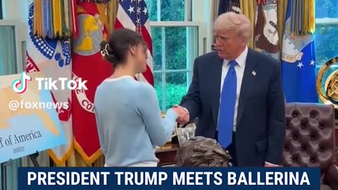 President Trump welcomes Ksenia Karelina, the ballerina freed from a Russian prison