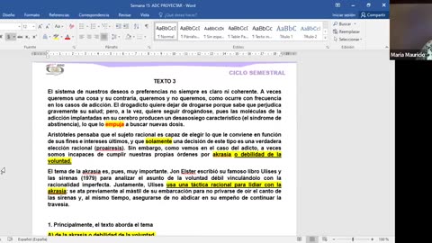 ADC SEMESTRAL 2025 | Semana 15 | RV