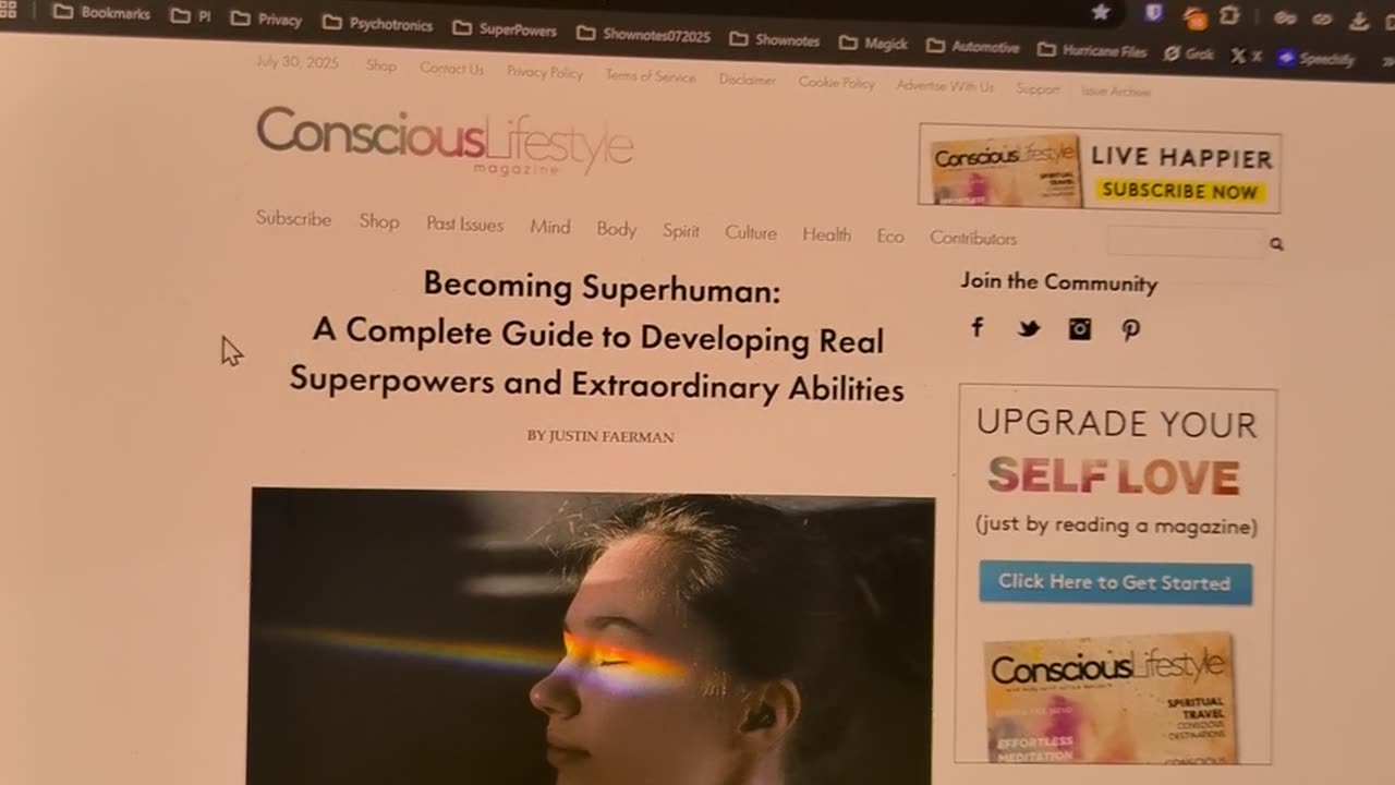 Superpowers IRL Part 9. Plus the Internet is dying and other news and info.
