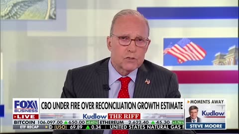 Trump's economy is flourishing, according to Larry Kudlow.