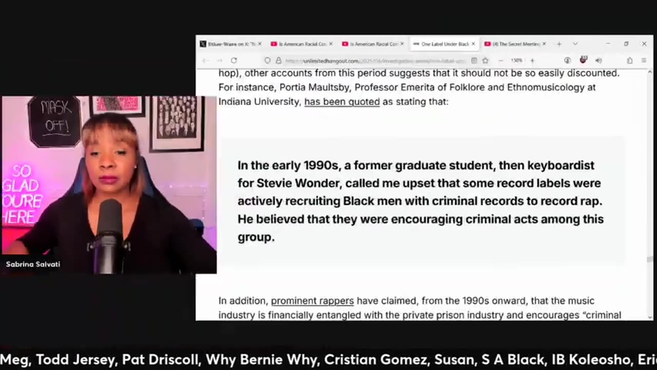 Whitney Webb CONNECTS Diddy And Epstein
