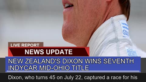New Zealands Dixon Wins Seventh Indycar Midohio