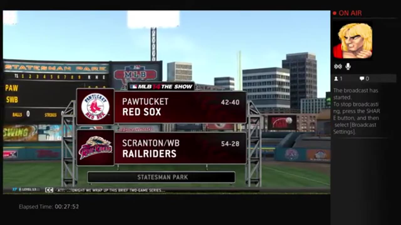 MLB 14_ The Show. Road To The Sow Continues. (5_12_14) Part 1