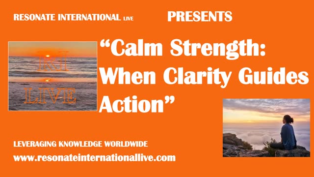 “Calm Strength: When Clarity Guides Action”
