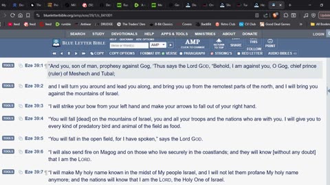 RE_Ezekial 39 The End of Edom & MaGog