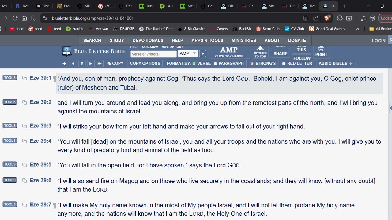 RE_Ezekial 39 The End of Edom & MaGog