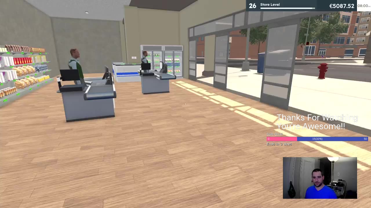 WinWithAndrew - Multi-Stream FB YT Twitch - Supermarket Simulator #businessowner #tips