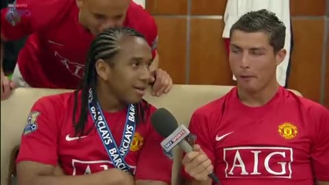 Cristiano Ronaldo hilariously interviews Anderson