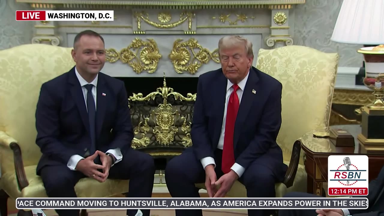 WATCH: President Trump Holds Bilateral Meeting With the President of Poland - 9/3/25
