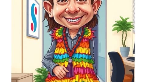 Who’ll Crack First at Work—Me or My Boss?😅 The Piñata Dilemma!