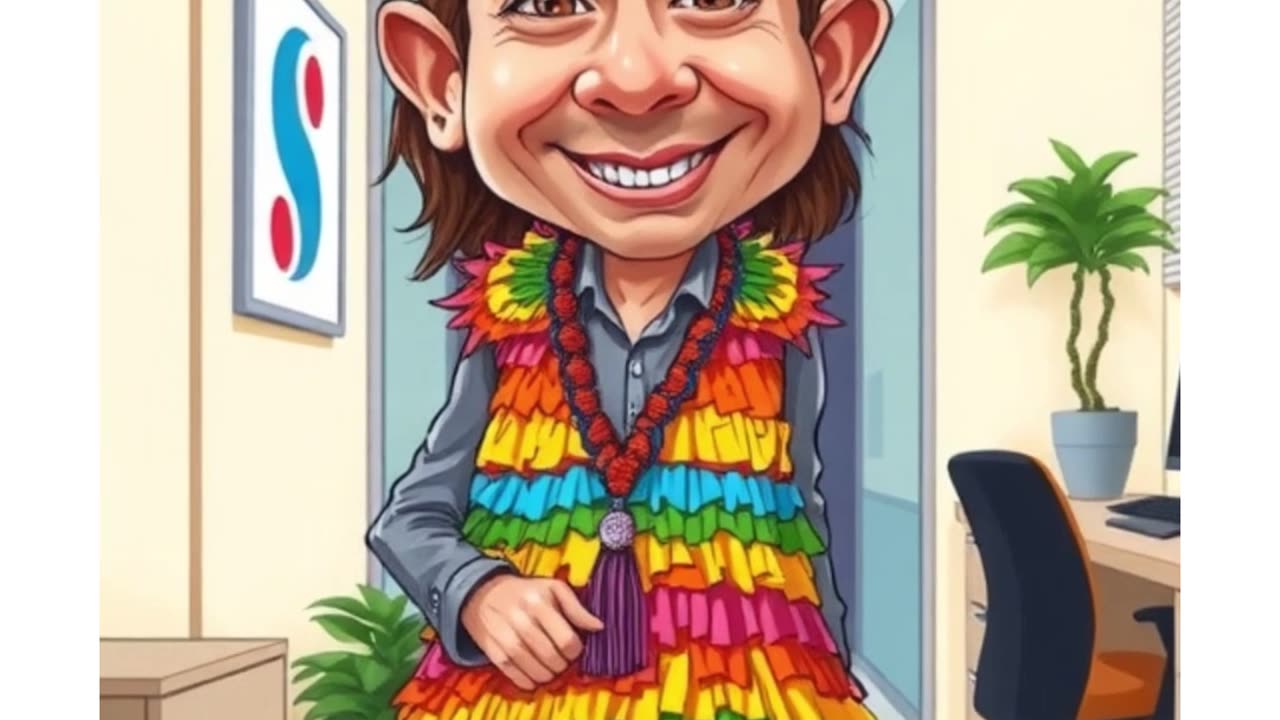 Who’ll Crack First at Work—Me or My Boss?😅 The Piñata Dilemma!