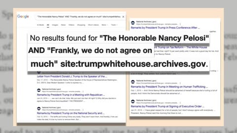 Fact Check: Trump Did NOT Write A Letter To Nancy Pelosi On Dec. 20, 2019 With An Encoded Message