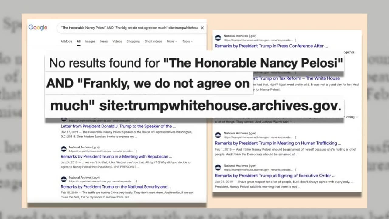 Fact Check: Trump Did NOT Write A Letter To Nancy Pelosi On Dec. 20, 2019 With An Encoded Message