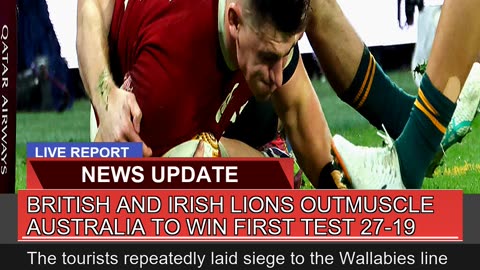 British and Irish Lions Outmuscle Australia to Win