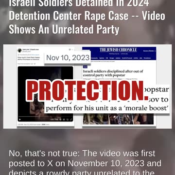 Fact Check: 2023 Video Could NOT Show A Celebration Of Release Of Israeli Soldiers In Rape Case