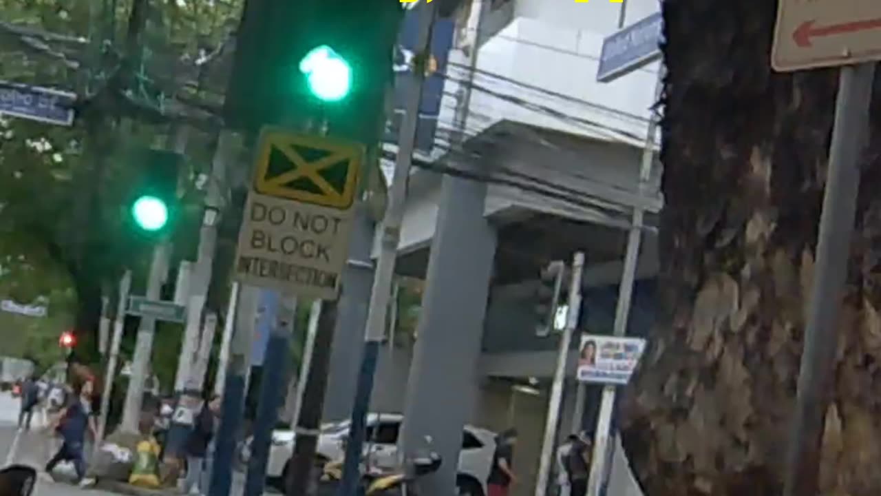 Sidewalk View in UN, Manila City, Philippines