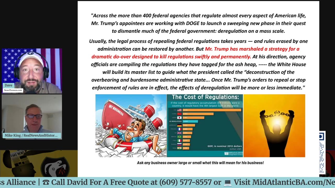 News Treason - Q News Review With Mike King - DOGE Deregulation...4-16-25