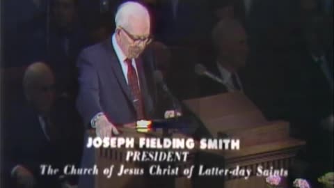 Out of the Darkness | Joseph Fielding Smith | General Conference Flashback