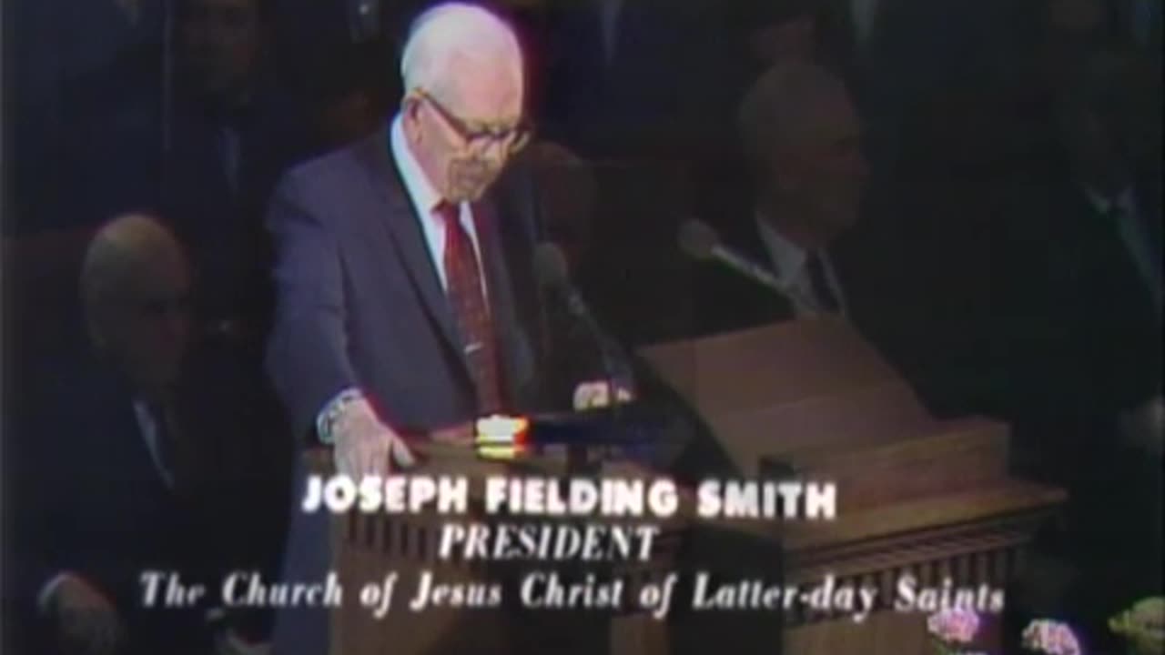 Out of the Darkness | Joseph Fielding Smith | General Conference Flashback