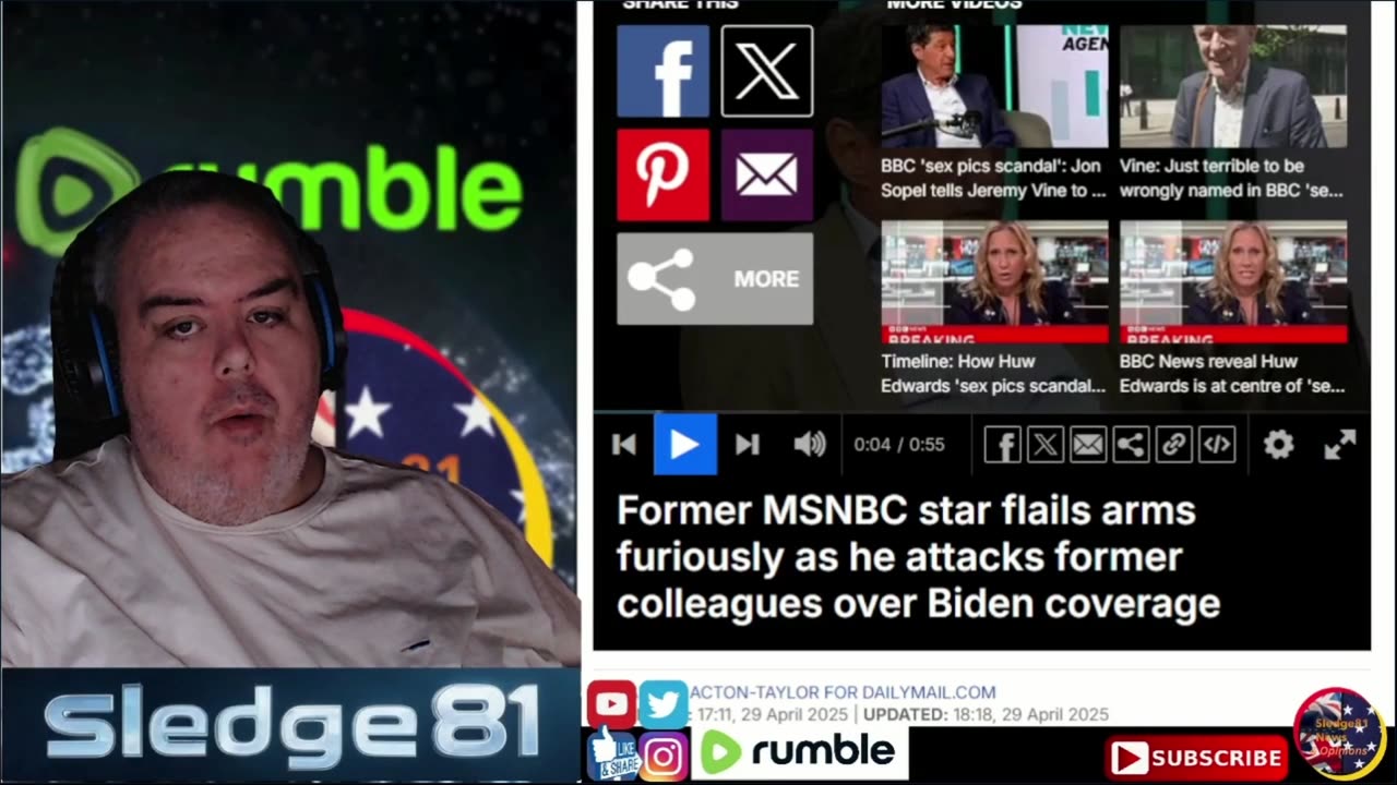 Former MSNBC star flails arms furiously and attacks Former colleagues