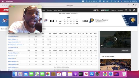 NBA Finals game 5 pick Thunder vs Pacers Rant