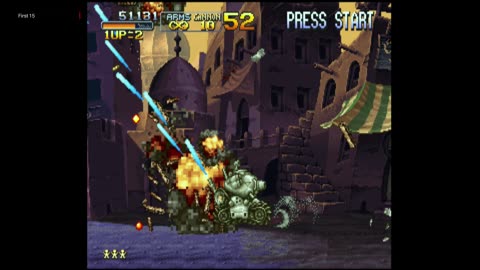 The First 15 Minutes of Metal Slug X (PlayStation)