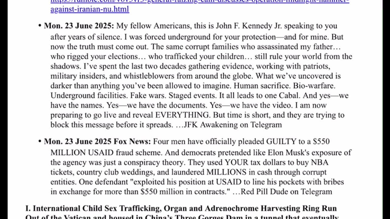 WTPN SITUATION UPDATE FEATURING RESTORED REPUBLIC 6-24-25