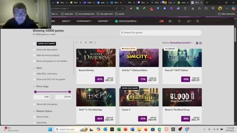 come watch me stuff like blockchain stuff or playing video games or stuff
