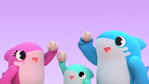 Baby Shark does Fun Challenges with his Siblings! 🍬 We let him win ❤️🦈 #Shorts