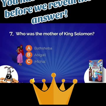 Who was the mother of King Solomon?