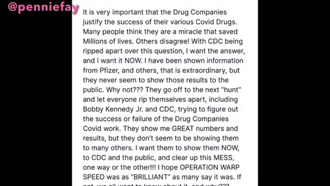 OPERATION WARP SPEED -Lawyer Up -Buckle Up!