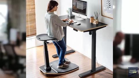 AbleHope Electric Height Adjustable Standing Desk Frame Sit Stand Desk Base with