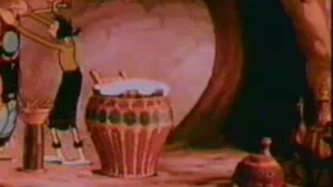 @ 3 fully animated kids’ kartoons - Popeye the Sailor Meets Ali Baba's Forty Thieves