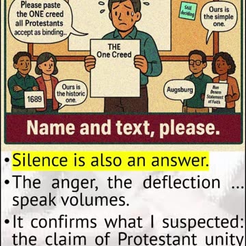 Protestant Unity is a Lie