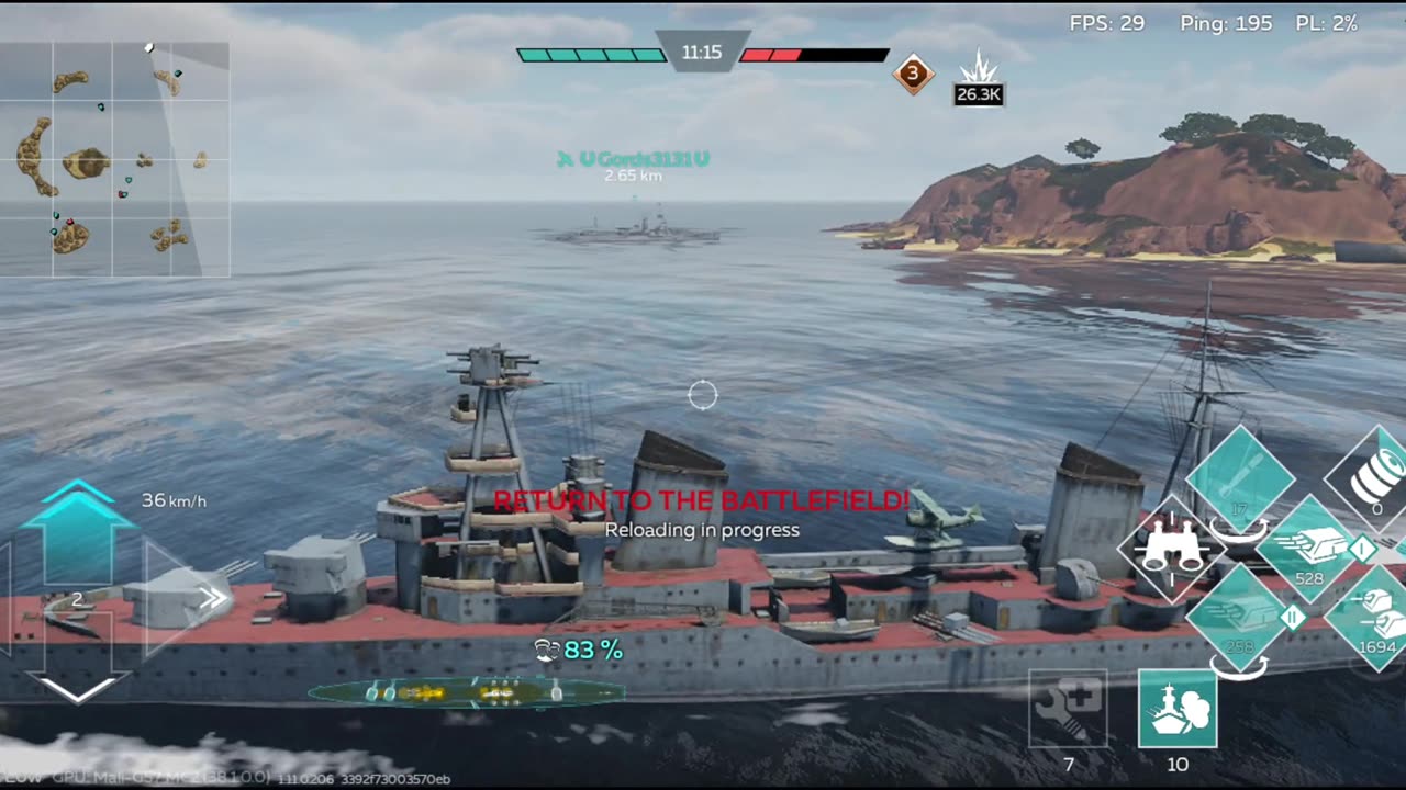 War Thunder Naval Gameplay - Russian Tier 2 ship Kirov and biplane KOR-1 gameplay