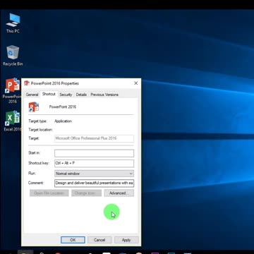 open a program with keyboard shortcuts
