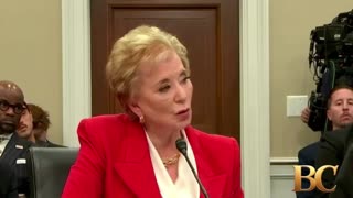 Sparks fly between Education Secretary Linda McMahon and Dem Rep. Watson Coleman