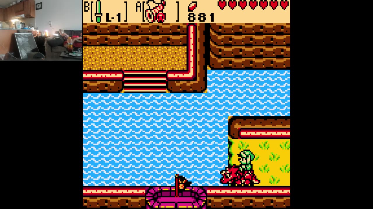The Legend of the ZZZEEELLLDDDAAA The Oracle of The Seasons WITH Arcade Stick (The Colored Gameboy)