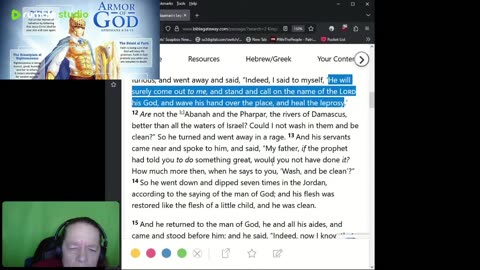Journey Through The Bible - 2 Kings 5 - Naaman Is Cured Of Leprosy - 08192025
