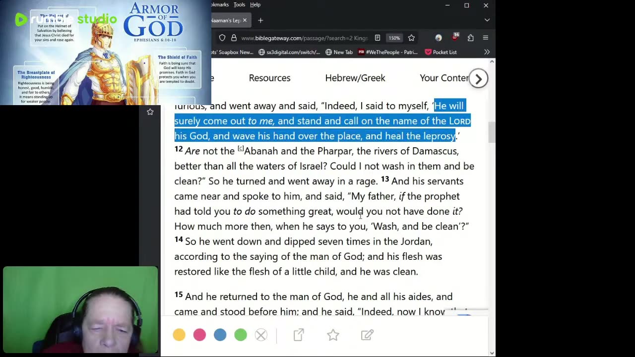 Journey Through The Bible - 2 Kings 5 - Naaman Is Cured Of Leprosy - 08192025