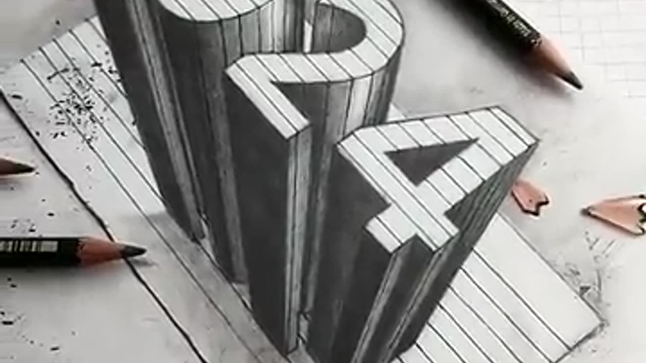 Viral: Draw 2024 New Year #drawing #art #circlelineartschool #shorts #2024 #howt