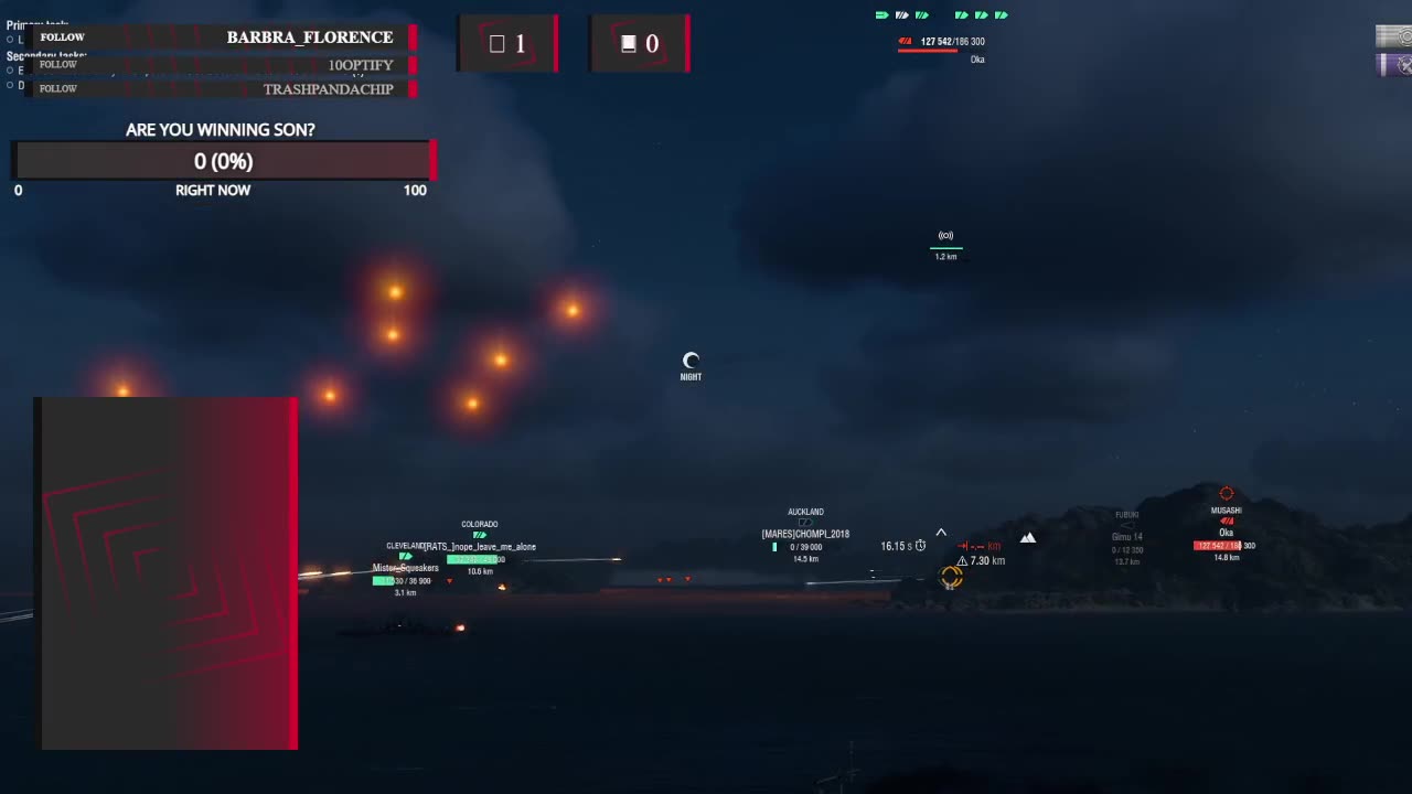 Trying out the new operation for the first time in World of Warships