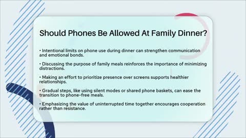 Should Phones Be Allowed At Family Dinner_ - Better Family Relationships