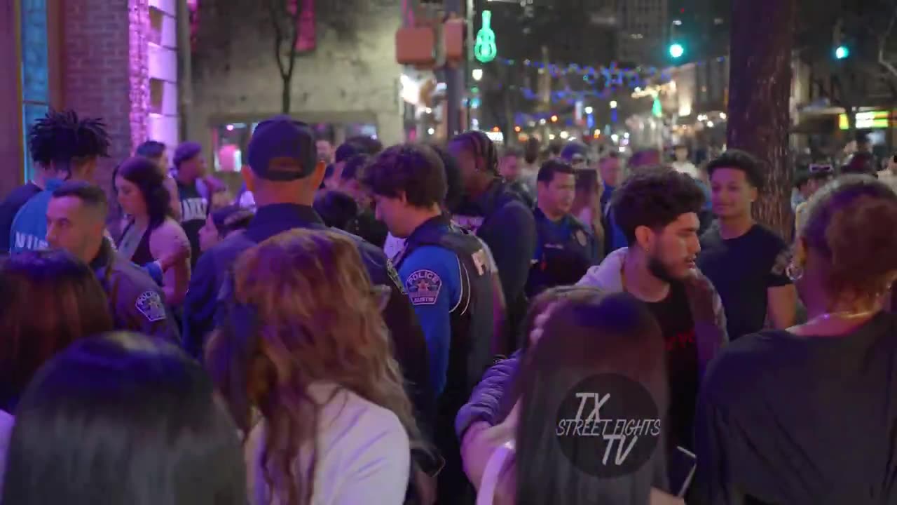 Wild Brawls Break Out on 6th Street Austin | 2025 Street Fights Caught on Camera
